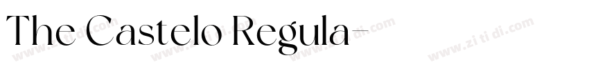 The Castelo Regula字体转换